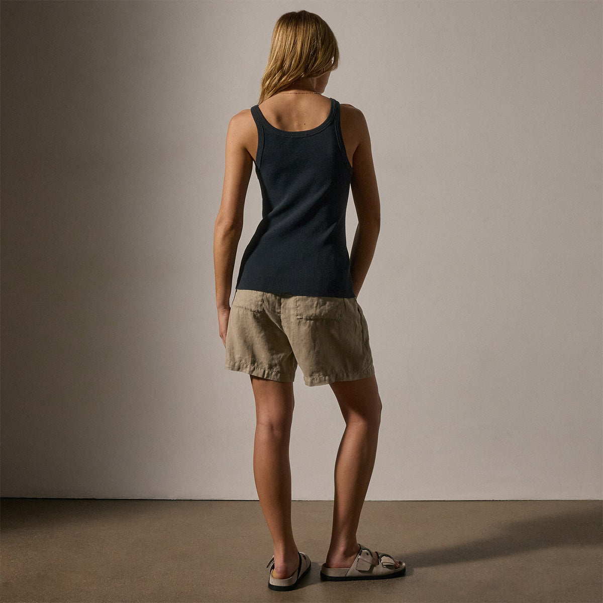 Tubular Rib Tank in Magma | James Perse Los Angeles