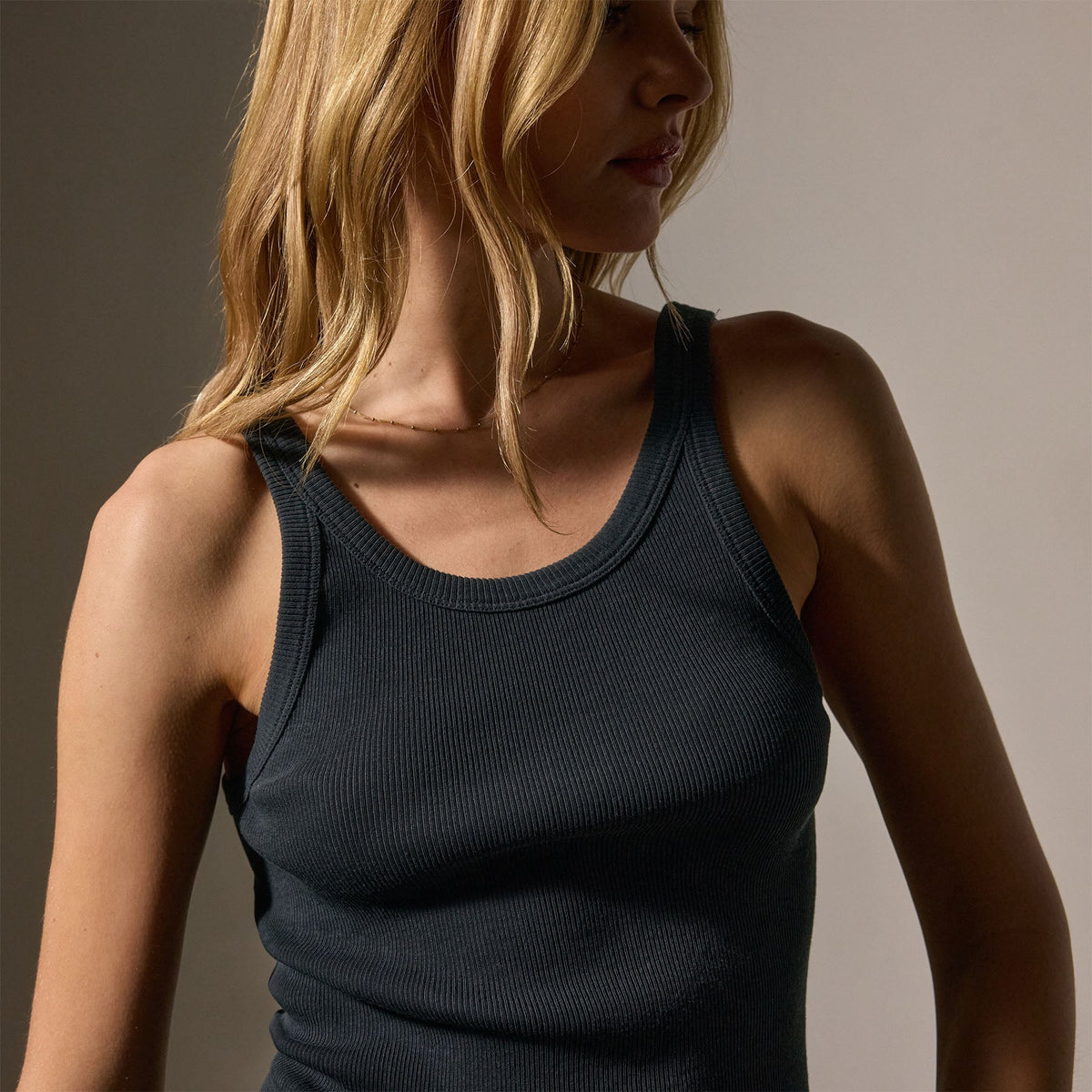 Tubular Rib Tank in Magma | James Perse Los Angeles