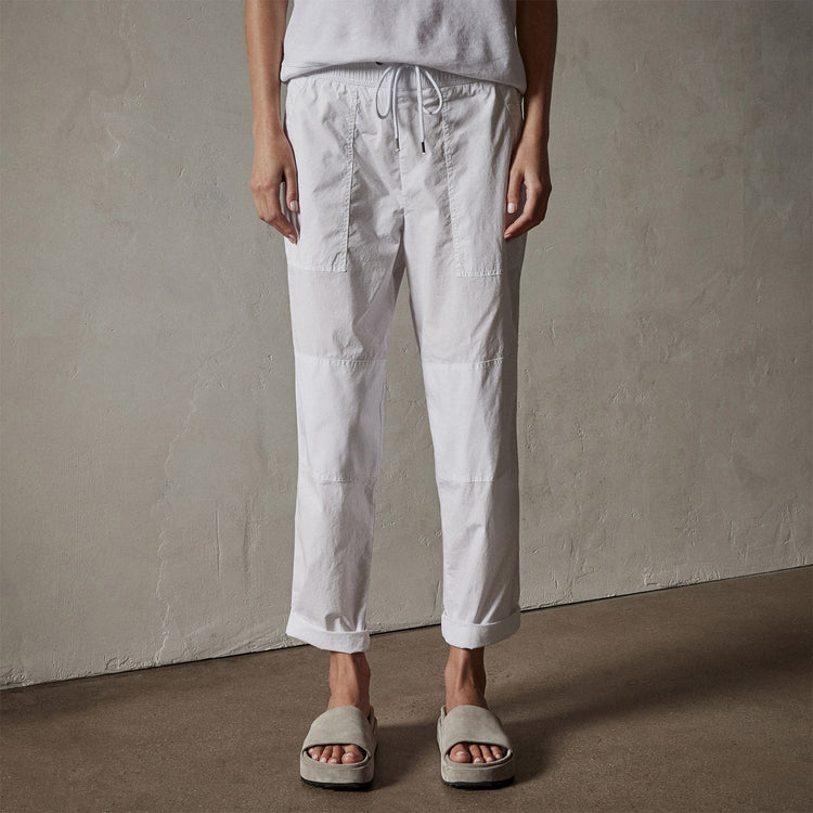 Utility Pant in White | James Perse Los Angeles