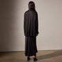 Satin Oversized Shirt in Black | James Perse Los Angeles