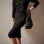 LA Small Tote in Black | James Perse Los Angeles