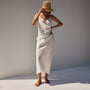 Surfside Skirt in Everest White Pigment | James Perse Los Angeles