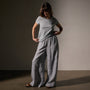 Sheer Slub Crew Neck Tee in Grey Sky | James Perse Los Angeles
