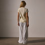 Sheer Slub Crew Neck Tee in Naples Yellow | James Perse Los Angeles