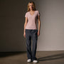 Sheer Slub Casual V Neck in Degas | James Perse Los Angeles