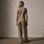 Sheer Slub Casual V Neck in Overcast | James Perse Los Angeles