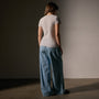 Sheer Slub Casual V Neck in Salt | James Perse Los Angeles