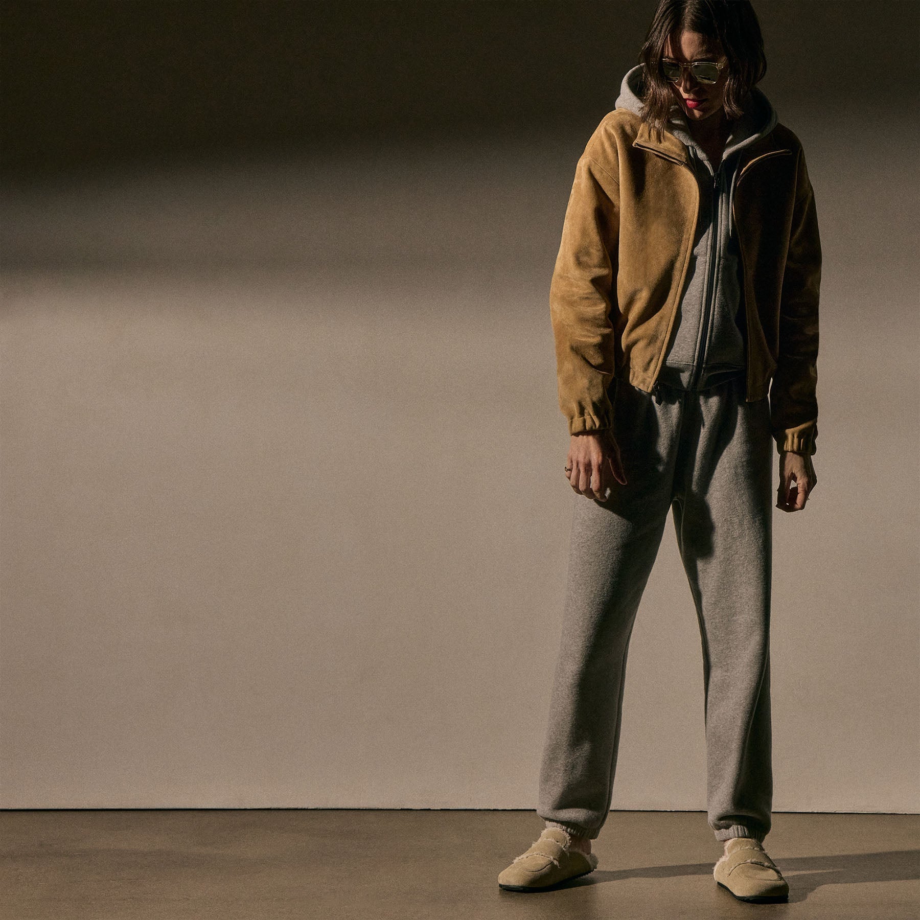 Vintage Cozy Sweatpant in Heather Grey | James Perse Los Angeles