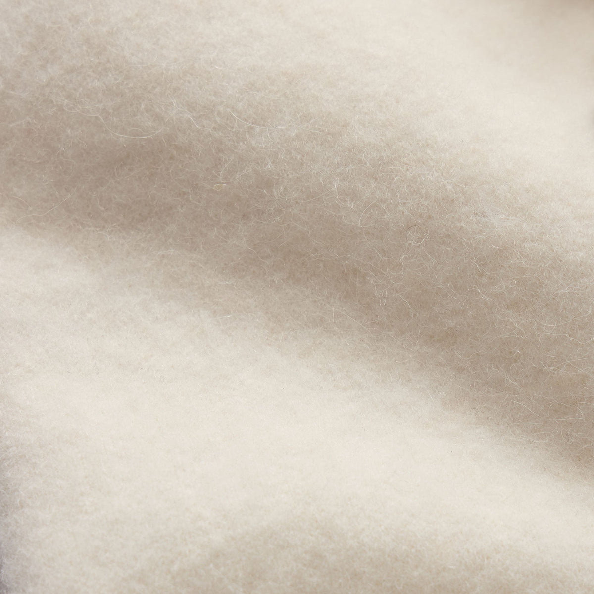 Wool Alpaca Stretch Zip Jacket in Ivory | James Perse Los Angeles