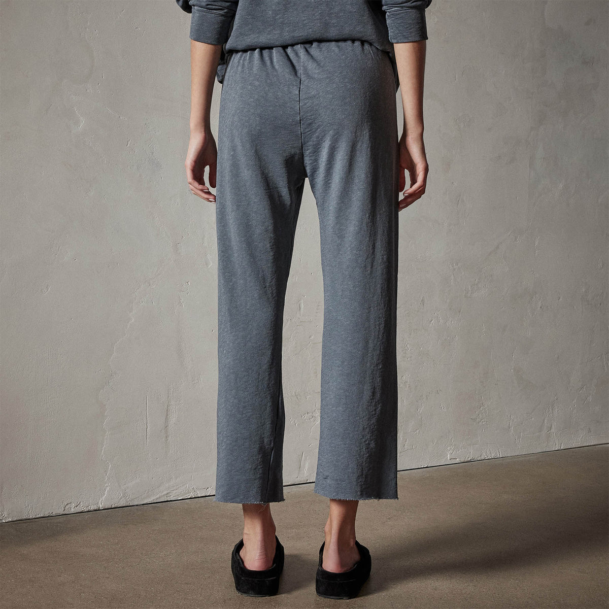 Vintage French Terry Cutoff Sweatpant in Maine Pigment | James Perse Los Angeles