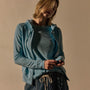 Vintage French Terry Zip Up Hoodie in Skipper Pigment | James Perse Los Angeles