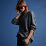 Vintage French Terry Relaxed Sweatshirt in Maine Pigment | James Perse Los Angeles