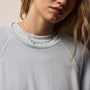 Vintage French Terry Relaxed Sweatshirt in Memory Pigment | James Perse Los Angeles