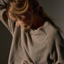 Vintage French Terry Relaxed Sweatshirt  in Overcast Pigment | James Perse Los Angeles