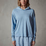Hooded Sweat Top in Delta Pigment | James Perse Los Angeles