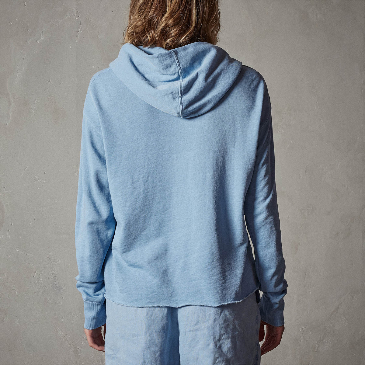 Hooded Sweat Top in Delta Pigment | James Perse Los Angeles