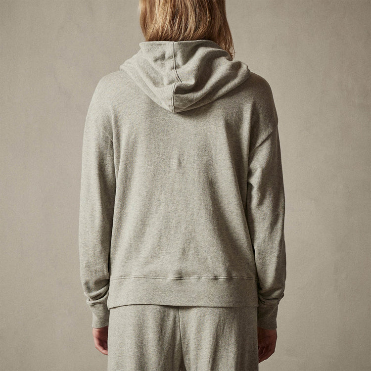 Pullover Hoodie Heather Grey in Heather Grey | James Perse Los Angeles