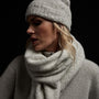 Alpaca Merino Knit Scarf in Mist | James Perse Los Angeles