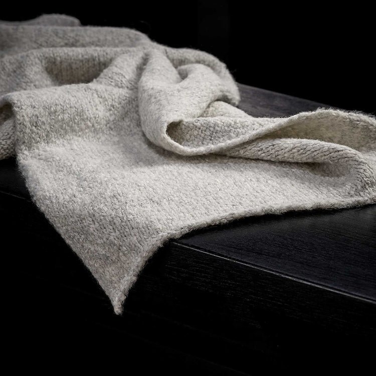 Alpaca Merino Knit Scarf in Mist | James Perse Los Angeles
