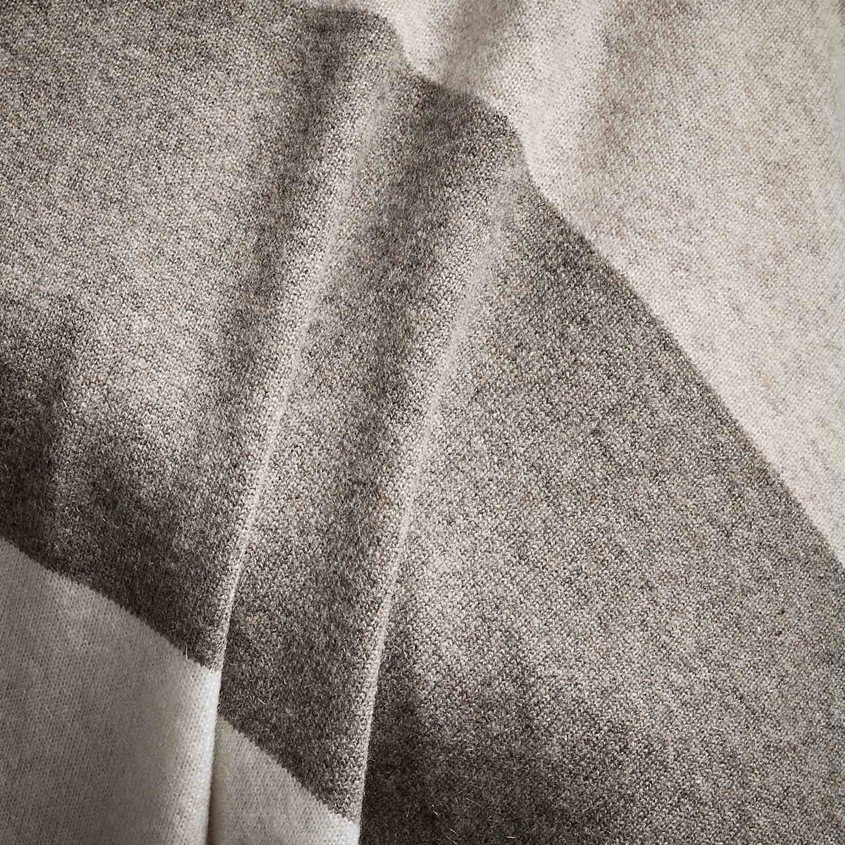 Cashmere Multi Striped Poncho in Beige Mix | James Perse Los Angeles