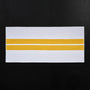 double stripe beach towel white crocus yellow atd0181 | James Perse Los Angeles 