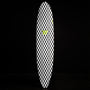 Y/OSEMITE Checker Longboard 7'10" in Black/White | James Perse Los Angeles
