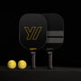 Pickleball Paddle Set with Mesh Bag in Black/Yellow | James Perse Los Angeles