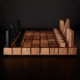 Teak Chess Board Set in Teak | James Perse Los Angeles