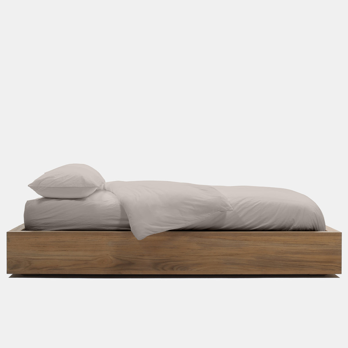 Brushed Jersey Duvet In Oyster | James Perse Los Angeles