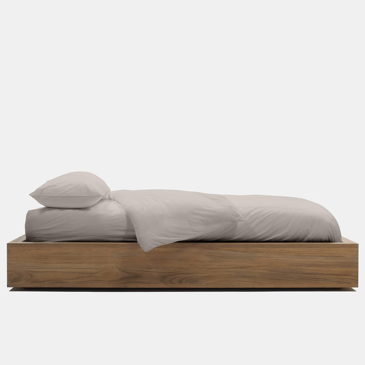 Brushed Jersey Duvet In Oyster | James Perse Los Angeles