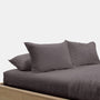2 Set Of Linen Pillow Sham In Raccoon Grey | James Perse Los Angeles