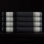 Baja Graded Striped Blanket In Charcoal Stripe | James Perse Los Angeles