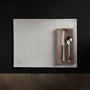 Solid Linen Table Napkin - Fume | James Perse Los Angeles