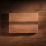 14X20" Teak Serving Board with Triple Stripe in Teak/Natural Finish | James Perse Los Angeles 