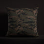 Camo Throw Pillow With Piping - Forest Camo | James Perse Los Angeles
