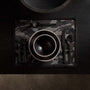 Camo Placemat w/ Suede Trim in Night Camo/Black | James Perse Los Angeles
