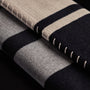 Grateful Dead Cashmere Blanket - Navy/Grey Smoke/Ivory | James Perse Los Angeles