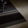 Multi Stripe Area Rug 9Ft X 12Ft - Black Marl/Black/Flint | James Perse Los Angeles