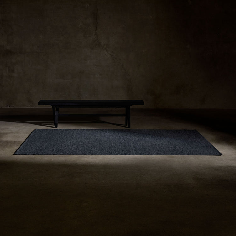 Solid Marled Area Rug 6Ft X 9Ft - Medium Marled Grey | James Perse Los Angeles