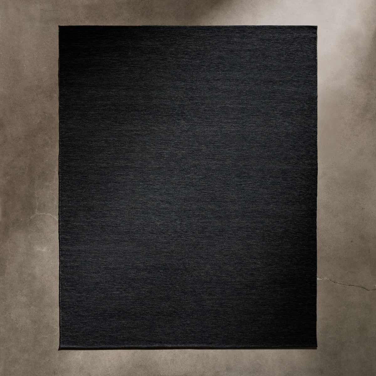 Solid Marled Area Rug 6Ft X 9Ft - Medium Marled Grey | James Perse Los Angeles
