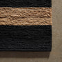 Jute Entrance Rug 2FT X 3FT - Charcoal/Natural Stripe | James Perse Los Angeles