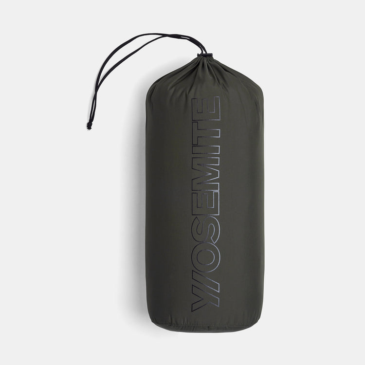 Y/OSEMITE Quilted Blanket In Olive/Black | James Perse Los Angeles