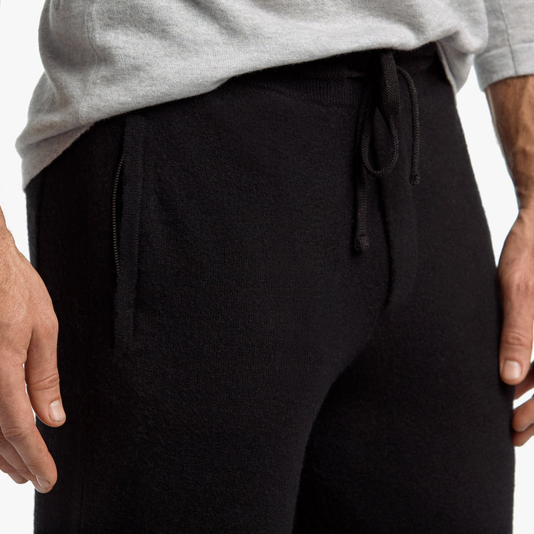 Baby Cashmere Track Pant In Black | James Perse Los Angeles