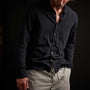 Knit Jersey Shirt in Deep | James Perse Los Angeles