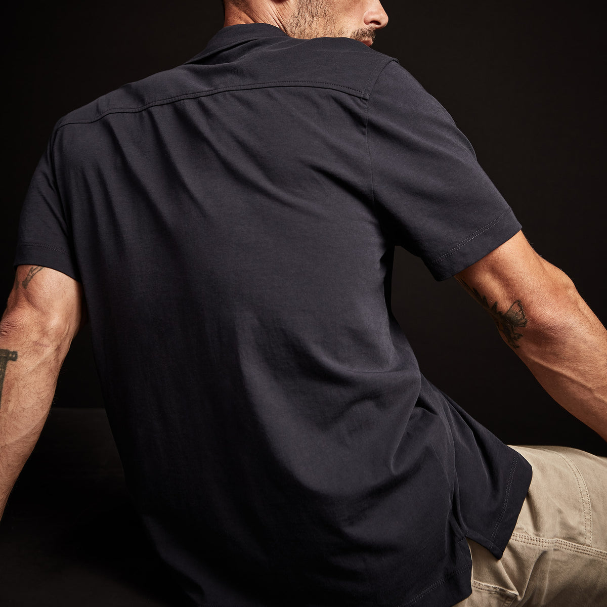 Clean Finish Jersey Shirt in Deep | James Perse Los Angeles
