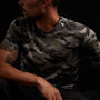 Clear Jersey Camo Crew In Rain Camo | James Perse Los Angeles