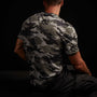 Clear Jersey Camo Crew In Rain Camo | James Perse Los Angeles