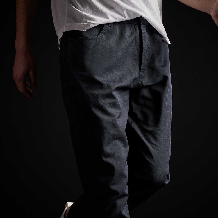 Sierra Linen Pant in Blue Oil | James Perse Los Angeles 