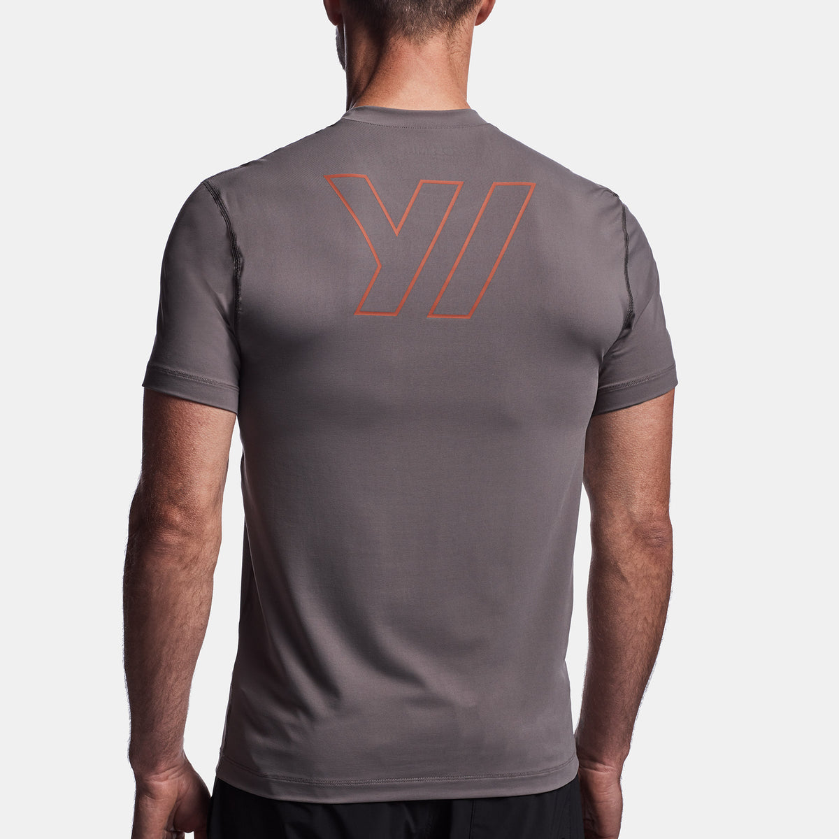 Y/OSEMITE Graphic Performance Knit Tee In Raccoon Grey | James Perse Los Angeles
