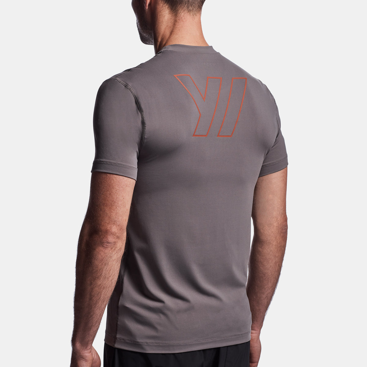 Y/OSEMITE Graphic Performance Knit Tee In Raccoon Grey | James Perse Los Angeles